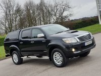 USED 2015 15 TOYOTA HI-LUX 3.0 INVINCIBLE 4X4 D-4D DCB 169 BHP SAT NAV + LEATHER + PARKING SENSORS