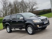 USED 2015 15 TOYOTA HI-LUX 3.0 INVINCIBLE 4X4 D-4D DCB 169 BHP SAT NAV + LEATHER + PARKING SENSORS