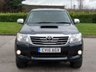 USED 2015 15 TOYOTA HI-LUX 3.0 INVINCIBLE 4X4 D-4D DCB 169 BHP SAT NAV + LEATHER + PARKING SENSORS