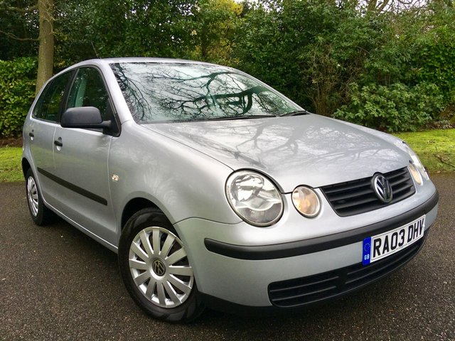 2003 03 Volkswagen Polo 1.2 S 5d 54 BHP ONLY 1 OWNER/ONLY 55,000 MILES/ X8 SERVICING STAMPS/AIRCON