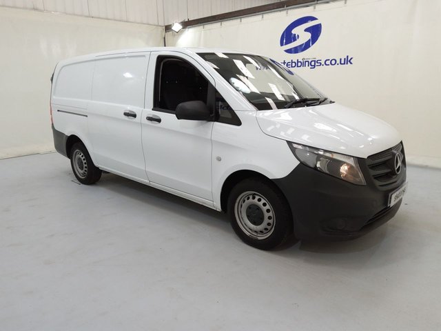 2016 66 MERCEDES-BENZ VITO 1.6 111 CDI 114 BHP LONG WHEELBASE PANEL VAN, **NO VAT**