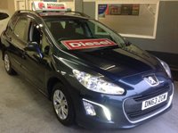 USED 2013 63 PEUGEOT 308 1.6 HDI  ACCESS ESTATE &pound;30 Road Tax