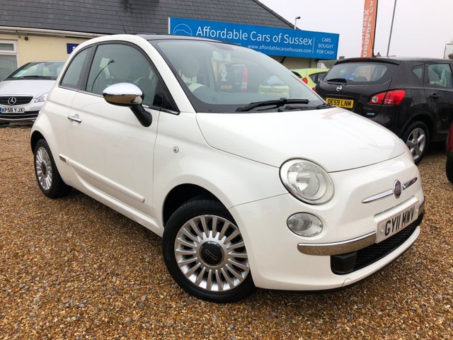 2011 11 Fiat 500 1.2 LOUNGE 3d 69 BHP