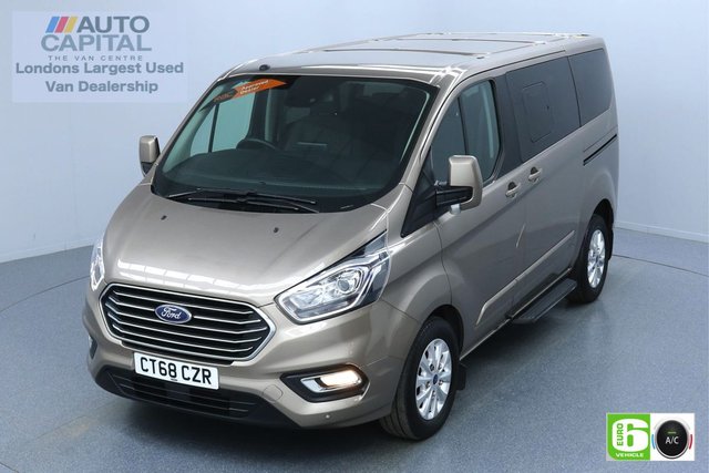 2018 68 FORD TOURNEO CUSTOM 2.0 320 TITANIUM 130 BHP SWB 8 SEATS MINIBUS AUTO