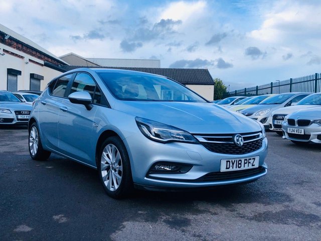 2018 18 Vauxhall Astra 1.4 DESIGN 5d 99 BHP