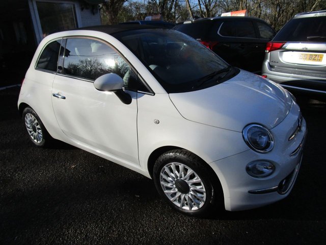 2016 66 Fiat 500 0.9 TWINAIR CONVERTIBLE LOUNGE 3d 85 BHP NEW SHAPE