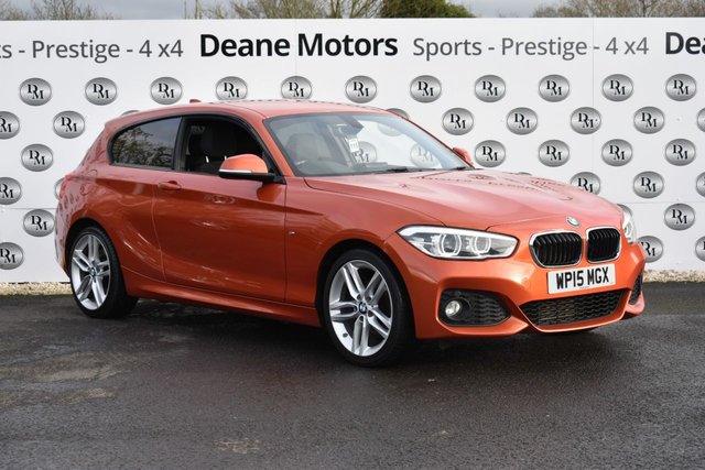 2015 15 BMW 1 Series 2.0 120D M SPORT 3d 188 BHP SATNAV HEATED SEATS