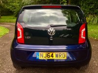 USED 2014 64 VOLKSWAGEN UP 1.0 HIGH UP 5d 74 BHP ONLY 23,000 MILES/SATNAV/BLUETOOTH /HEATED SEATS/AIRCON/ALLOYS//CAMBELT RENEWED BEAUTIFULLY KEPT INSIDE AND OUT ,X4 NEW FRONT TYRES JUST FITTED