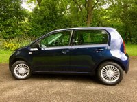 USED 2014 64 VOLKSWAGEN UP 1.0 HIGH UP 5d 74 BHP ONLY 23,000 MILES/SATNAV/BLUETOOTH /HEATED SEATS/AIRCON/ALLOYS//CAMBELT RENEWED BEAUTIFULLY KEPT INSIDE AND OUT ,X4 NEW FRONT TYRES JUST FITTED