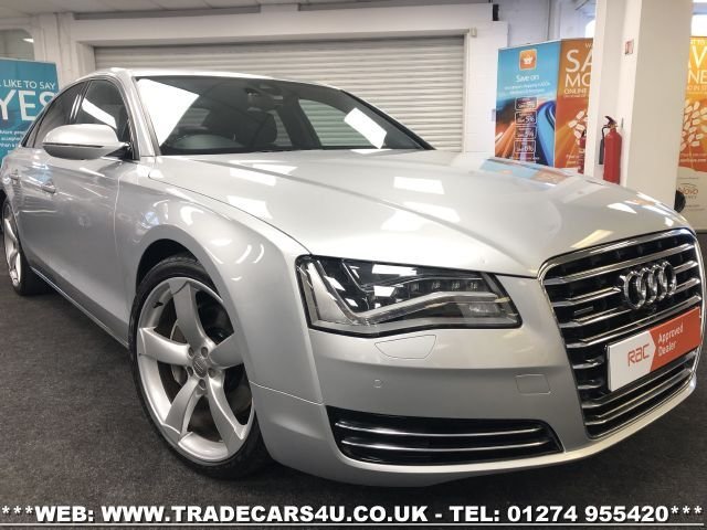2013 63 Audi A8 3.0 TDI QUATTRO SPORT EXECUTIVE 4d 247 BHP