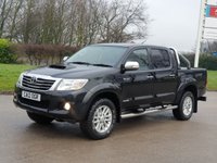 USED 2012 12 TOYOTA HI-LUX 3.0 INVINCIBLE 4X4 D-4D DCB 169 BHP PRICE 11200+ VAT 2240 TOTAL =13440