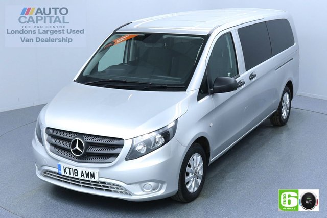 2018 18 MERCEDES-BENZ VITO 2.1 114 Bluetec Tourer Select 136 BHP X-LWB Auto Minibus