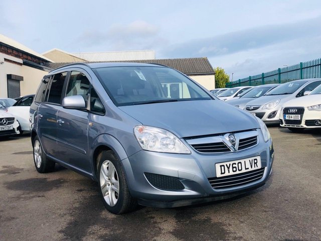 2010 60 Vauxhall Zafira 1.6 EXCLUSIV 5d 113 BHP