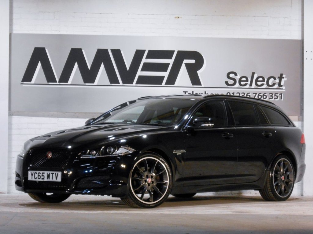 USED 2015 65 JAGUAR XF 2.2 D R-SPORT BLACK SPORTBRAKE 5d 200 BHP FROM &pound;239.66 PER MONTH - NO DEPOSIT