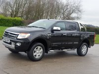 USED 2015 64 FORD RANGER 2.2 LIMITED 4X4 DCB TDCI 4d 148 BHP ** NO VAT ** FULL LEATHER + SATNAV