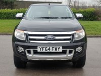USED 2015 64 FORD RANGER 2.2 LIMITED 4X4 DCB TDCI 4d 148 BHP ** NO VAT ** FULL LEATHER + SATNAV