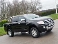 USED 2015 64 FORD RANGER 2.2 LIMITED 4X4 DCB TDCI 4d 148 BHP ** NO VAT ** FULL LEATHER + SATNAV