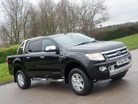 USED 2015 64 FORD RANGER 2.2 LIMITED 4X4 DCB TDCI 4d 148 BHP ** NO VAT ** FULL LEATHER + SATNAV