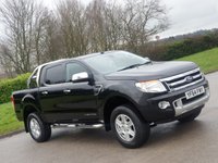 USED 2015 64 FORD RANGER 2.2 LIMITED 4X4 DCB TDCI 4d 148 BHP ** NO VAT ** FULL LEATHER + SATNAV