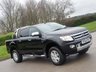 USED 2015 64 FORD RANGER 2.2 LIMITED 4X4 DCB TDCI 4d 148 BHP ** NO VAT ** FULL LEATHER + SATNAV