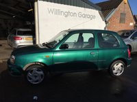 USED 2001 Y NISSAN MICRA 1.0 VIBE S 16V 3d 59 BHP ONLY 24656 miles, MOT till August 2020, service history and 1 owner from new. 3 door, manual, petrol in good condition for age.