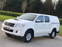 USED 2014 14 TOYOTA HI-LUX 2.5 ICON 4X4 D-4D DCB 142 BHP REVERSING CAMERA * NO VAT ** NO VAT