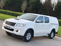 USED 2014 14 TOYOTA HI-LUX 2.5 ICON 4X4 D-4D DCB 142 BHP REVERSING CAMERA * NO VAT ** NO VAT
