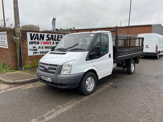 2014 63 Ford Transit 2.2 350 SRW 124 BHP **FULL MOT** TIPPER**
