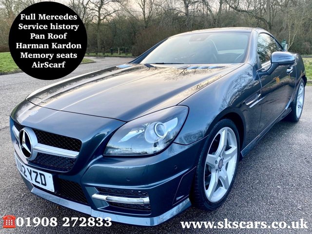 2012 12 Mercedes-Benz Slk 3.5 SLK350 BLUEEFFICIENCY AMG SPORT 2d 306 BHP