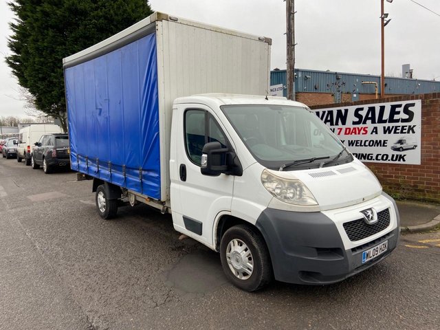 2009 09 Peugeot Boxer 2.2 335 L3 LWB 118 BHP**CURTAIN SIDER**