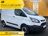 USED 2016 66 FORD TRANSIT CUSTOM 290 TDCi 100 L1 LOW ROOF PANEL VAN FWD 
