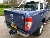 USED 2015 65 FORD RANGER 2.2 LIMITED 4X4 DCB TDCI 4d 148 BHP SPORT HARD TOP+BULL BARS ** NO VAT