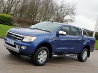 USED 2015 65 FORD RANGER 2.2 LIMITED 4X4 DCB TDCI 4d 148 BHP SPORT HARD TOP+BULL BARS ** NO VAT