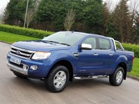 USED 2015 65 FORD RANGER 2.2 LIMITED 4X4 DCB TDCI 4d 148 BHP SPORT HARD TOP+BULL BARS ** NO VAT