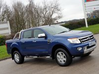 USED 2015 65 FORD RANGER 2.2 LIMITED 4X4 DCB TDCI 4d 148 BHP SPORT HARD TOP+BULL BARS ** NO VAT