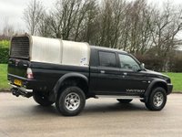 USED 2004 54 MITSUBISHI L200 2.5 TD 4WD LWB WARRIOR DCB 114 BHP HALF LEATHER SEATS + STEEL TOP