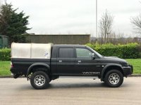 USED 2004 54 MITSUBISHI L200 2.5 TD 4WD LWB WARRIOR DCB 114 BHP HALF LEATHER SEATS + STEEL TOP