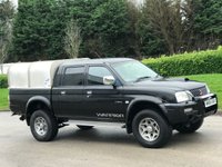 USED 2004 54 MITSUBISHI L200 2.5 TD 4WD LWB WARRIOR DCB 114 BHP HALF LEATHER SEATS + STEEL TOP