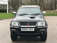 USED 2004 54 MITSUBISHI L200 2.5 TD 4WD LWB WARRIOR DCB 114 BHP HALF LEATHER SEATS + STEEL TOP