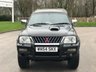 USED 2004 54 MITSUBISHI L200 2.5 TD 4WD LWB WARRIOR DCB 114 BHP HALF LEATHER SEATS + STEEL TOP