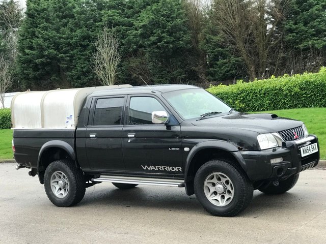 2004 54 Mitsubishi L200 2.5 TD 4WD LWB WARRIOR DCB 114 BHP