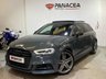 USED 2017 66 AUDI A3 2.0 S3 SPORTBACK TFSI QUATTRO BLACK EDITION 5d 306 BHP VAT QUALIFYING 