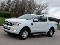 USED 2016 65 FORD RANGER 3.2 LIMITED 4X4 DCB TDCI 4d 197 BHP LEATHER + STEEL HARD TOP ** NO VAT