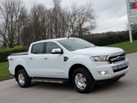 USED 2016 65 FORD RANGER 3.2 LIMITED 4X4 DCB TDCI 4d 197 BHP LEATHER + STEEL HARD TOP ** NO VAT