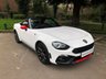 USED 2019 19 ABARTH 124 1.4L SPIDER MULTIAIR 2d 168 BHP JUST SERVICED INC CAMBELT
