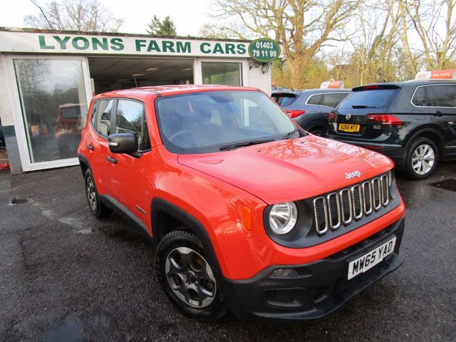 2015 65 Jeep Renegade 1.6 SPORT 5d 108 BHP