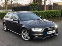 USED 2014 14 AUDI A4 2.0 AVANT TDI S LINE START/STOP 5d 148 BHP 