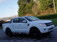 USED 2015 15 FORD RANGER 2.2 LIMITED 4X4 DCB TDCI 4d 148 BHP LEATHER + R, CAMERA ** NO VAT **