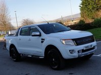 USED 2015 15 FORD RANGER 2.2 LIMITED 4X4 DCB TDCI 4d 148 BHP LEATHER + R, CAMERA ** NO VAT **