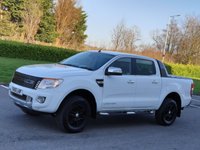 USED 2015 15 FORD RANGER 2.2 LIMITED 4X4 DCB TDCI 4d 148 BHP LEATHER + R, CAMERA ** NO VAT **